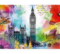Ravensburger - Puzzle Cartolina di Londra, 500 Pezzi, Puzzle Adulti