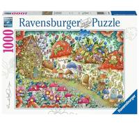 Ravensburger RVB16997 Puzzle da 1000 Pezzi - Case di Fiori e Funghi