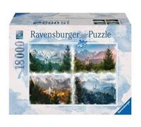 RAVENSBURGER - Puzzle Castello delle Fiabe in 4 Stagioni 18000 pz 276 x 192 cm 16137