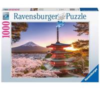 Ravensburger - Puzzle Ciliegi in Fiore e Monte Fuji, 1000 Pezzi, Puzzle Paesaggi per Adulti e Ragazzi, Idea Regalo per Lei o Lui, 70x50 cm
