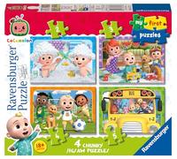 Ravensburger - Puzzle Cocomelon, Collezione My First Puzzles, 2-3-4-5 Pezzi, Età Raccomandata 18+ Mesi