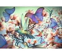 Ravensburger - Puzzle Colibrì e farfalle - 300 Pezzi