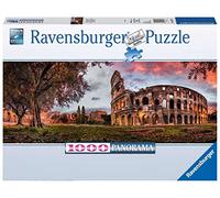 Ravensburger - Puzzle Colosseo al Tramonto, Collezione Panorama, 1000 Pezzi, Puzzle per Adulti e Ragazzi, Idea Regalo per Lei o Lui, 98x37 cm