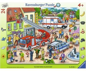 Ravensburger Puzzle con Cornice - Bisogna Fare in Fretta, 24 pezzi - 1 pz.