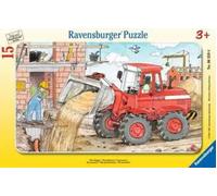Ravensburger Puzzle con Cornice - Il Mio Escavatore, 15 Pezzi - 1 pz.