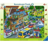 Ravensburger Puzzle con Cornice - La Nostra Città Verde, 24 Pezzi - 1 pz.