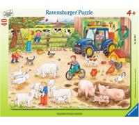 Ravensburger Puzzle con Cornice - Nella Grande Fattoria, 40 Pezzi - 1 pz.