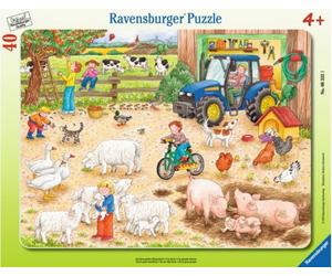 Ravensburger Puzzle con Cornice - Nella Grande Fattoria, 40 Pezzi - 1 pz.