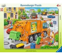 Ravensburger Puzzle con Cornice - Raccolta Rifiuti, 35 Pezzi - 1 pz.