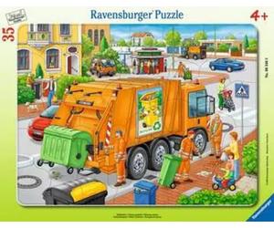 Ravensburger Puzzle con Cornice - Raccolta Rifiuti, 35 Pezzi - 1 pz.
