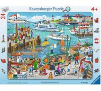Ravensburger Puzzle con Cornice - Una Giornata al Porto, 24 Pezzi - 1 pz.