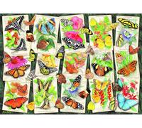 Ravensburger Puzzle con farfalle tropicali, 1000 pezzi, ogni pezzo unico, immagini durevoli e vivaci, materiali ecologici