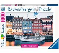 Ravensburger - Puzzle Copenhagen, Danimarca, 1000 Pezzi, Puzzle Paesaggi per Adulti e Ragazzi, Idea Regalo per Lei o Lui, 70x50 cm