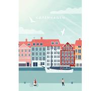 Ravensburger - Puzzle Copenhagen per Adulti, 300 Pezzi, Collezione Puzzle Moments, Idea Regalo per Lei o Lui, 27x39 cm