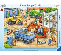 Ravensburger - Puzzle Costruzione | Puzzle Bambini 4 Anni O Più | 40 Pezzi | Regalo Bambino | 32,50 x 24,50 cm