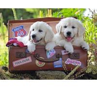 Ravensburger Puzzle cuccioli in viaggio 100 pezzi