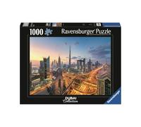 Ravensburger Puzzle da 1000 pezzi per adulti, cartone di alta qualità, splendido paesaggio urbano di Dubai, pezzi perfetti per costruire concentrazione, rilassamento, consapevolezza, regalo per gli