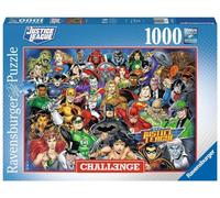 Ravensburger - Puzzle DC Comics Challenge, 1000 Pezzi, Puzzle per Adulti e Ragazzi, Idea Regalo per Lei o Lui, 70x50 cm