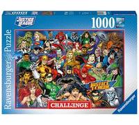Ravensburger Puzzle Sfida DC Comics - 1000 pezzi, 70x50 cm, per adulti e ragazzi