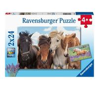 ravensburger Puzzle dell'amore per i cavalli 2x24 pezzi 1 St