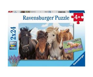 ravensburger Puzzle dell'amore per i cavalli 2x24 pezzi 1 St