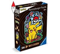 RAVENSBURGER PUZZLE DI LEGNO PIKACHU 300 PZ