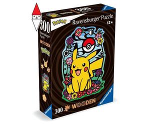 RAVENSBURGER PUZZLE DI LEGNO PIKACHU 300 PZ