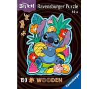 Ravensburger - Puzzle Wooden in Legno, 150 Pezzi, Tema Disney Stitch con 15 Picc