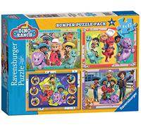 Ravensburger - Puzzle Dino Ranch, Collezione Bumper Pack 4X42, Idea Regalo per Bambini 4+ Anni, Gioco Educativo e Stimolante, 4 Puzzle da 42 Pezzi, 36x26 cm