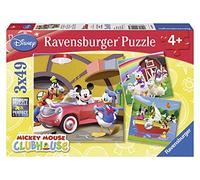 Ravensburger 92475 Tutti Amano Topolino Puzzle 3x49 Pezzi