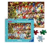 Ravensburger - Puzzle Disney Christmas, 1000 Pezzi, Puzzle per Adulti e Ragazzi, Idea Regalo per Lei o Lui, 70x50 cm