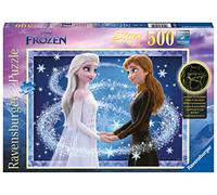 Ravensburger - Puzzle Disney Frozen Anna e Elsa, Star Line, 500 Pezzi, Puzzle per Adulti e Ragazzi, Idea Regalo per Lei o Lui, 49x36 cm, Esclusiva Amazon