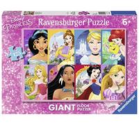 Ravensburger - Puzzle Disney Princess, Collezione Giant Pavimento, Idea Regalo per Bambini 6+ Anni, Gioco Educativo e Stimolante, 125 Pezzi Giganti, 70x50 cm