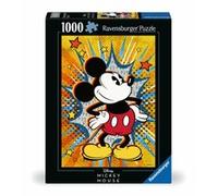 Ravensburger 12000472 - Retro Mickey - puzzle 1000 pezzi - puzzle adulti e ragazzi da 14 anni, puzzle Disney, Disney regalo