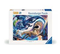 Ravensburger - Puzzle Drago Di Notte E Di Giorno 5000 PZ