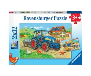 Ravensburger Puzzle ´duro Lavoro´ 2 X 12 Pezzi