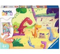 Ravensburger Puzzle e gioco: Dinosauri 2x24 pezzi