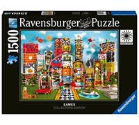 Ravensburger - Puzzle Eames House of Cards Fantasy, 1500 Pezzi, Idea regalo, per Lei o Lui, Puzzle Adulti