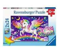 Ravensburger Puzzle Einhorn und Pegasus, 2x24tlg. 1 St