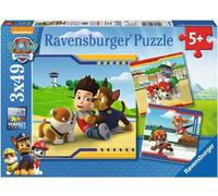 Ravensburger Puzzle - Eroi con Pelliccia, 3 x 49 Pezzi - 1 pz.