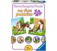Ravensburger Puzzle - Famiglia di Animali nella Fattoria, 9 x 2 Pezzi - 1 pz.