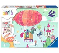 Ravensburger - Puzzle, Festa a Corte, Linea Puzzle & Play 3x24 Pezzi, Puzzle per Bambini, età Raccomandata 4+, 05596 8