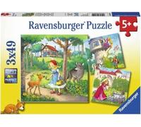 Ravensburger Puzzle - Fiaba, 3 x 49 Pezzi - 1 pz.