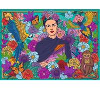 Ravensburger - Puzzle 1000 Pezzi Frida Kahlo | Puzzle 1000 Pezzi Arte Con Una Misura Di 70x50 Cm | Regalo Per Adulti E Bambini Da 14 Anni E Più
