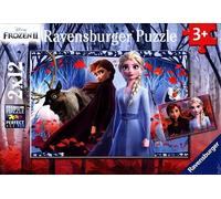 Ravensburger - Puzzle Frozen 2, Collezione 2x12, 2 Puzzle da 12 Pezzi, Età Raccomandata 3+ Anni