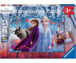Ravensburger Puzzle - Frozen, Viaggio nell'Ignoto, 2x12 pezzi - 1 pz.