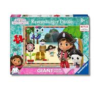Ravensburger - puzzle gabby's dollhouse b 24 giant, 24 pezzi, età raccomandata 3+ anni