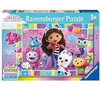 Ravensburger - Puzzle: Gabby's Dollhouse, Puzzle Bambini 3 Anni, Puzzle 35 pezzi