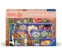 Ravensburger 12001367-Puzzle anziani, con 200 pezzi extra maneggevoli, grande immagine e base per puzzle, 12001367