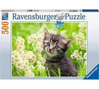 Ravensburger Puzzle 12000367 - Kätzchen in der Wiese - 500 Teile Puzzle für Erwa